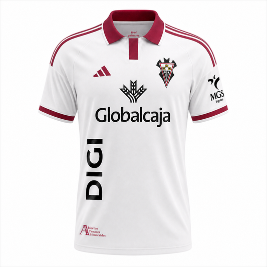 Camiseta Albacete Balompié local 2026/27 - vista frontal