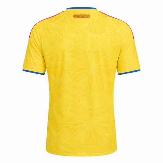 Camiseta selección Colombia local Mundial 2026 - vista trasera
